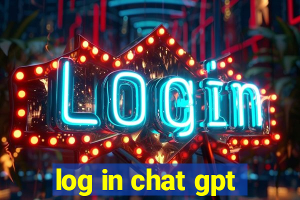 log in chat gpt